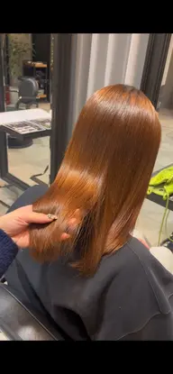 《ミニモ限定》 カット＋オーガニックカラー＋酸性ストレート👩🏻✨