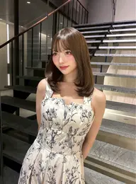 🎀【髪質に合わせてケア】透明感カラー+Aujua 4stepトリートメント