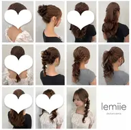 ヘアセット ꒦꒷.⋆𝜗𝜚   🎀 カタログ6種限定🎀