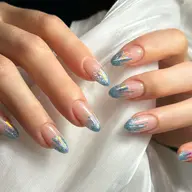 Summerオーロラちゅる氷ネイル