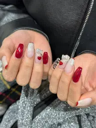 《オフあり》💎アクリルスカルプ アート6本🥀デザイン持ち込みコース🦋