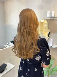 【ブリーチダメージ98%軽減✨】ケアブリーチ+髪質改善inケアカラー🧚♀️