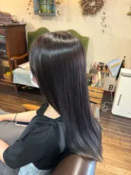 【ブリーチなし】寒色系🩶低彩度ダブルカラー+oggiottoベーシックトリートメント