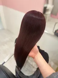 💌🧸暖色カラー🩰🧴ボルドー、レッド系にしたい人必見!!ワンカラー+高保湿トリートメント 🫧