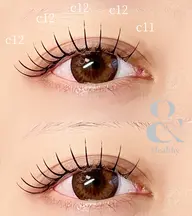 \アンドヘルシー100本/エクステよりもぱっちりなまつ毛へ🌿【flat lash.コーティング.カラーエクステ込み】