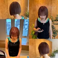 : Bang trim ／ color