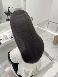 ヘアカラー(最高級処理剤)+スムーストリートメント