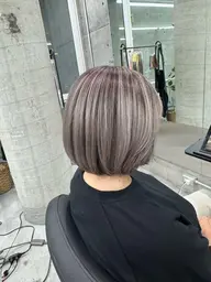 白髪ぼかしハイライトorバレイヤージュカラー＋艶トリートメント