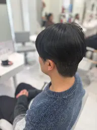 フェザーパーマ🪽+メンズカット ⚠️当日予約NG / 3日前までにお願いします⚠️