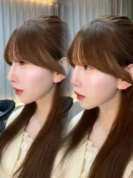 中顔面短縮顔周りカット✂️