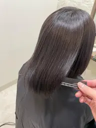 デザインカット+ナチュラル縮毛矯正+3STEPトリートメント+マイクロバブル