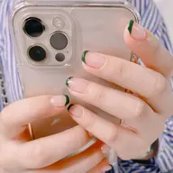 【オフ有り】他店様オフ+500円 クリアベースフレンチネイルorカラーグラデーション✨ショートネイルのみ
