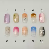【オフ有】グラデーション+写真アート2本付 500円