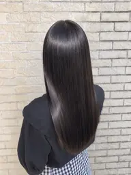 👑人気No.1✨透明感カラー+髪質改善TR🫧でうるツヤ美髪