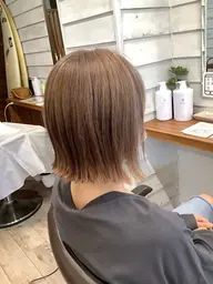 【ブリーチなしで透明感】ライトナー+カラー
