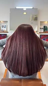 シングルカラー(白髪染め込み) + 艶トリートメント🫧