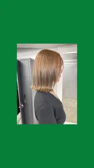 ブリーチなしダブルカラー