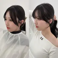 前髪カット＋前髪縮毛矯正✨