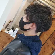 👨メンズ限定👨カット+パーマ+炭酸スパ