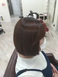 カット+リタッチカラー(根本染め)