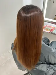 縮毛矯正+水分補給トリートメント