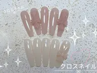 チップ長さだし10本【★最新トレンド】クロムパーツ+ワンカラー¥11000