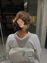 【浴衣ヘアセット👘】夏祭り限定🤍🤍