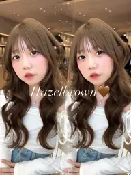 【低ダメージ🫧】透明感カラー🩵➕3stepトリートメント（内部補修、外部補修🍀*）➕ナノスチーマー付き✨️