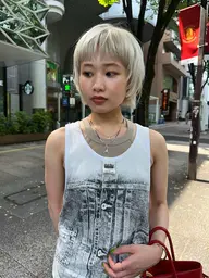 スタイリストデビュー8月限定⭐️ ブリーチ有り⭐️カット➕ダブルカラー 🌈口コミ有でトリートメントサービス)