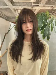 前髪+顔わまりストレート🪄