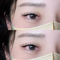 まつ毛エクステ【モデル】👀✨フラットラッシュ100本¥3300