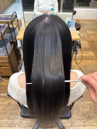 ナチュラルで自然なプレミアム美髪縮毛矯正☔️✨