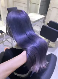 🪻【パープル系】ブリーチリタッチ➕ワンカラー➕1STEPトリートメント🪻