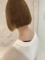 似合わせカット+透明感カラー