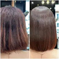 新生活応援✨朝のセットを楽にしたい方へ!!👑髪質改善プレミアム縮毛矯正+髪質改善トリートメント