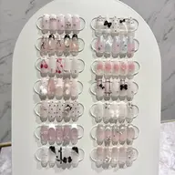 【1番人気🌟】長さ出し10本+定額デザインコース🤍ワンホン、ガーリー🎀