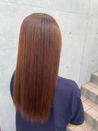 縮毛矯正+高保湿トリートメント
