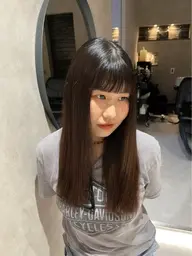✂️ロング毛先カット+質感upトリートメント+マイクロバブル🫧(レイヤー🆖)✂️