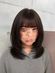 レイヤーカット✂️🥣✨炭酸泉付き🫧シャンプーブロー込◎(最低3cm以上カット) ショートカット・メンズNG