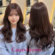 顔周りカット♡+透明感ワンカラー+TR