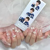 長さ出し10本+10本アートコース🌟ワンホンネイルも推しネイルも🎀🤍