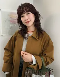 前髪パーマ🌀 忙しい朝のセットも簡単⏰✨スタイリングが苦手な方、いつもの前髪に少し変化をつけたい方🌀🫧