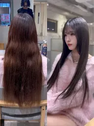 ロングヘア限定/メンテナンスカット/髪質改善艶カラー/トリートメント