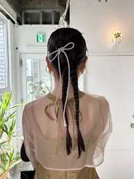 ヘアアレンジ(希望のスタイルがある場合1週間前にご予約お願いします🙇♀️)飾りはお客様持参になります