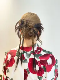 🌺【ご新規様限定☀️】🧡浴衣着付け+ヘアセット👘🧨