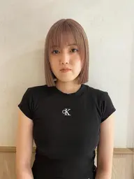 🤍ダブルカラー＋顔まわりカット🤍(ブリーチあり)