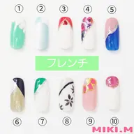 (オフなし)フレンチ+写真アート2本付