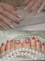 💅👣ハンドワンカラー(埋め尽くし2本)/フットワンカラー(埋め尽くし2本)セット