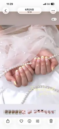 【練習モデル】フレンチネイル