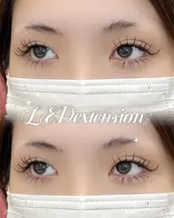 LEDエクステ上下🦋 上100本〜140本+下30本(¥11200〜/他店オフ¥1600)